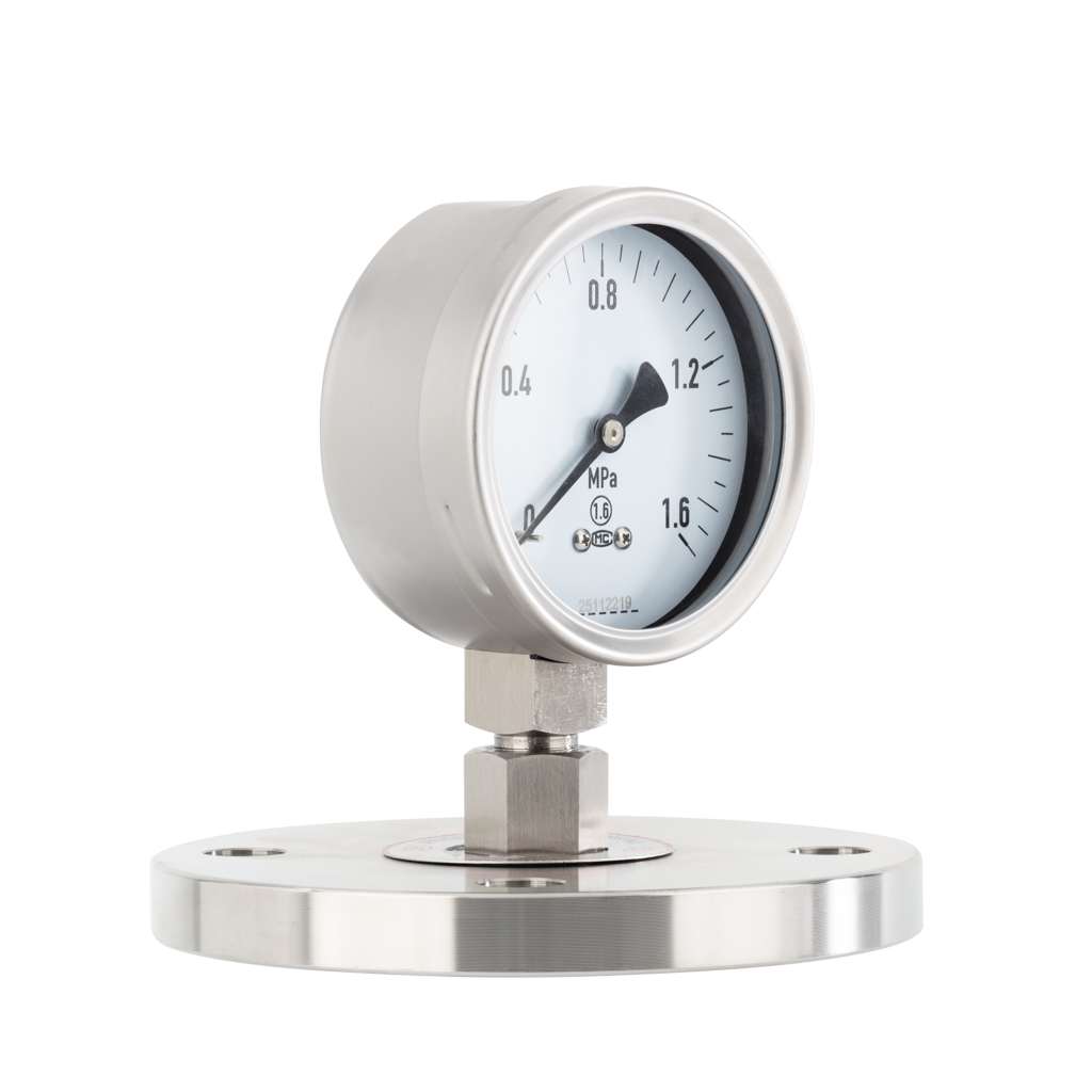 隔膜式压力表